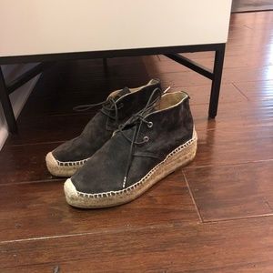 Rag & Bone Geneva Suede Platform Espadrille